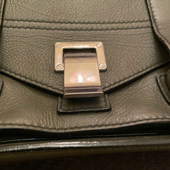 Proenza Schouler PS1 medium Olive Green crossbody - Picture 9 of 9
